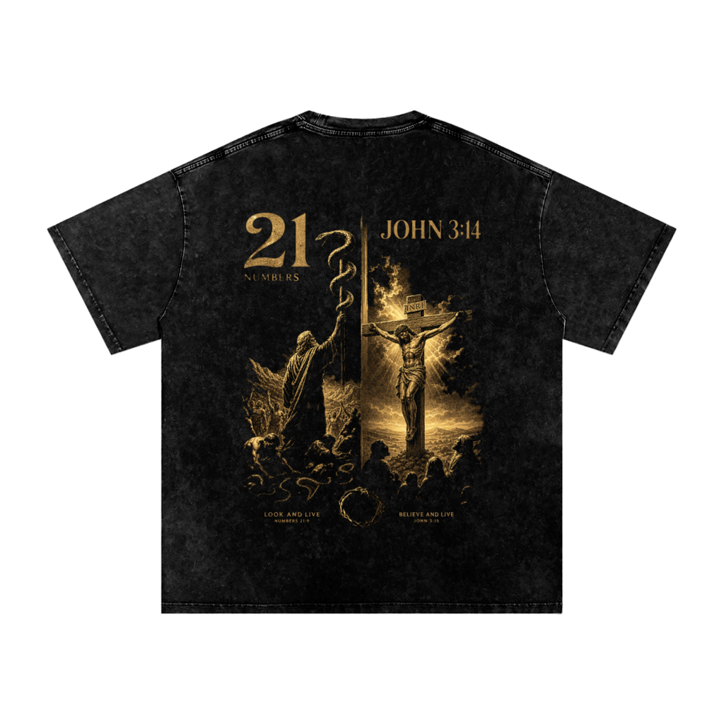Numbers 21 John 314 Oversized Tee