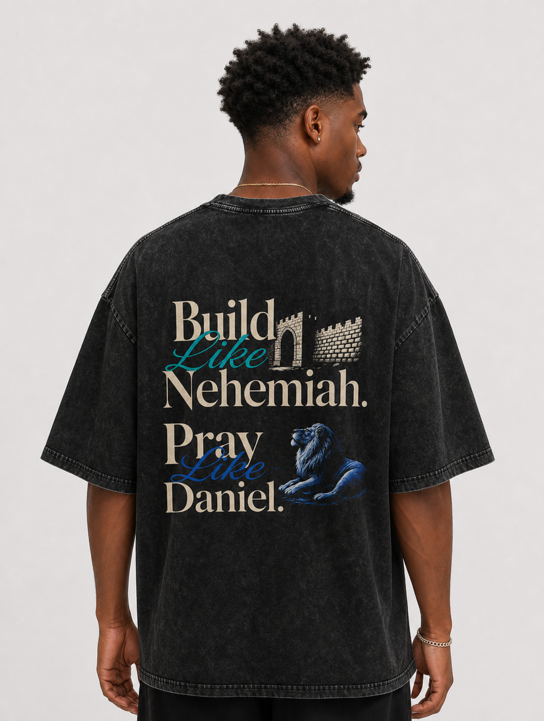 Build & Pray Oversized Tee